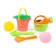 Sanding set No. 155: bucket, strainer, scoop, robberies, 2 molds, watering can, color mix