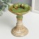 Souvenir ceramic stand "Frogs on a column with a bowl" 15x10.5x10 cm