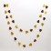 Garland "Christmas trees", length 4 m, gold color