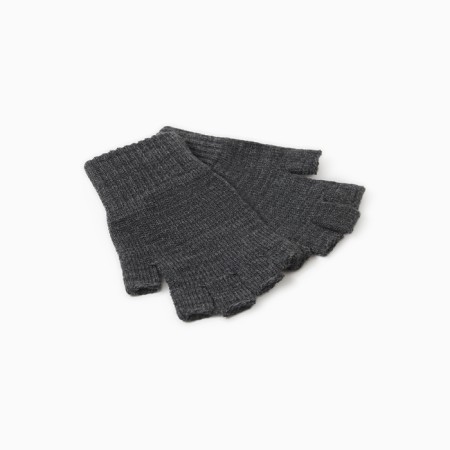 Gloves (mittens) female, gray color, 18