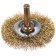 Brush brush 3520-050_z02, disc, twisted, brass, steel, 0.3 mm, 50 mm 954524