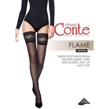 Чулки женские FANTASY FLAME, размер 23-25, цвет bronz