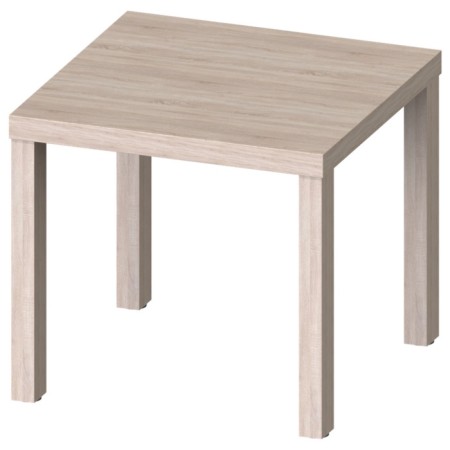 Enkel 50 coffee table, 500 × 500 × 450 mm, vestiburates, white oak color-1