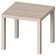 Enkel 50 coffee table, 500 × 500 × 450 mm, vestiburates, white oak color