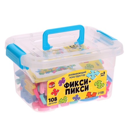 Designer "Fixie-pixie", in a container, 108 parts-5