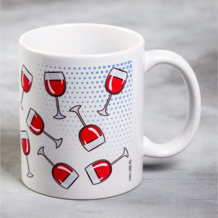 Mug "I feel a keen feeling of wine", 300 ml-2