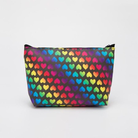 Cosmetic bag with lightning, black/multi -colored color-1