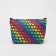 Cosmetic bag with lightning, black/multi -colored color