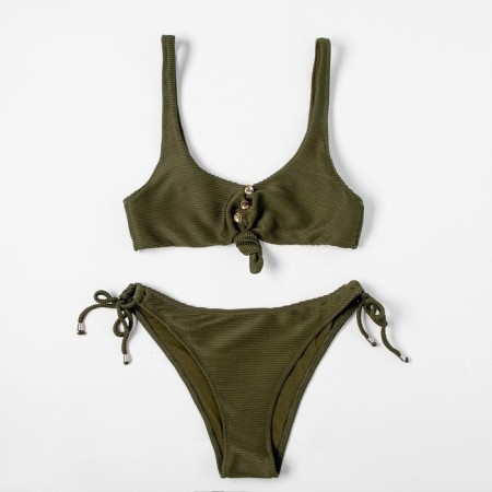 Swimsuit female separate minku "Joy" color green size 48-5