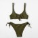 Swimsuit female separate minku "Joy" color green size 48