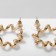 Earrings "spring", color gold