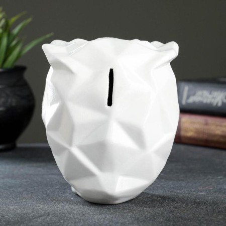 Pigger "Owl Origami" Belaya, 11x9.5x13.5cm-2