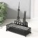 Top interior metal "City" Black 6.3x14.5x18.5 cm