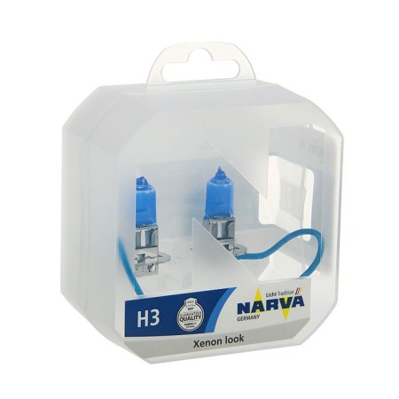 Car lamp Narva Range Power White RPW, H3, 12 V, 55 W, set 2 pcs