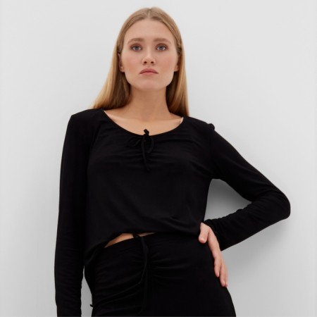 Kit (jumper, trousers) female minku, color Black Rr. 44-1