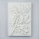 Gypsum figure ornament: oak branch, 34.5 x 50 x 4 cm