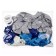Garland of balloon balloons "Blood-blue", length 2.5 m