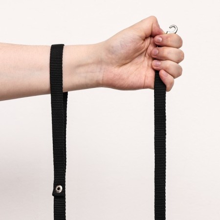 Kapronic leash, 120 x 1.5 cm, black-6
