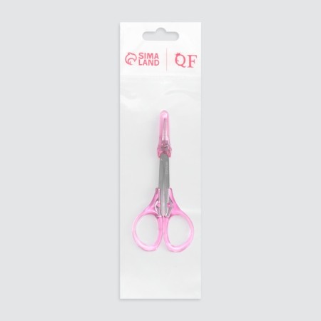 Scissors are manicure, with a cap, straight, 9.5 cm, color mix-4