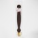 Handle for a bag, 2 fasteners for a puncture, 22 × 3 × 0.4 cm, dark brown/gold color