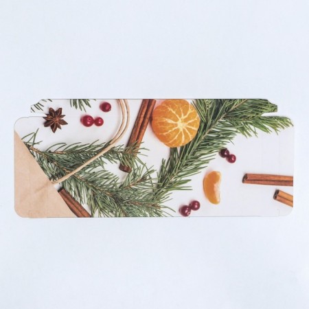 Gift box for tiles of chocolate without a window "Mandarina", 17.1 x 8 x 1.4 cm-6