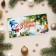 Money envelope "Happy New Year!" Snowman, glass ball 16x8 cm