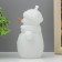 Nightmare "Snowman in a hat" LED from 3xlr44 batteries is white 7x7x12 cm