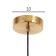 Lamp Bayerlux 34851/1 G9 40W gold 15x15x35-135 cm