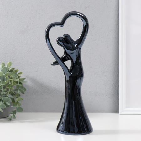 Souvenir Ceramics "One Love" Black 28x11x8 cm-2