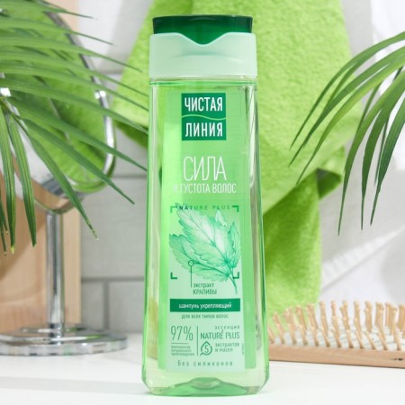 Hair shampoo Clean line "Fortering", nettles, 250 ml