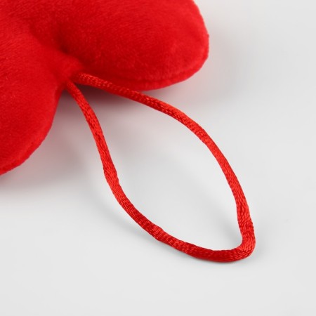 A needle with a loop "Heart", 8.5 × 6.5 × 3.5 cm, red color-3