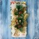Fir -tree jewelry "spruce composition" (set 2 pcs) Bant shine bump, 11x9 cm, gold