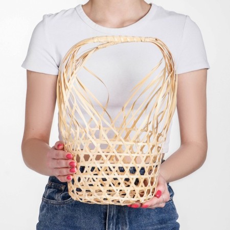 Wicker basket, 24x17x13/36, bamboo
