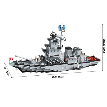 Constructor Military zone "Battle cruiser", 910 parts-1