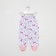 Pants children, white/cats, height 68 cm