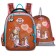 Frame backpack 35 x 28 x 13 cm, Across 193, filling: bag, brown ACR22-193-6