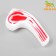 Brying toy "meat on a bone" for dogs, 13 cm, mix of flowers