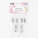Tip for the cord cylinder, d = 6 × 15 mm, 4 pcs, silver color