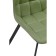 SHELS on a metal frame Chelsea Metal/velor, black/green 50x60x80 cm
