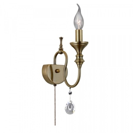Sconces Citilux "Riga" CL437313, 10x39 cm, 1x60W, E14, brown color