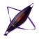 A3 folder with handles, plastic, zipper on top of 50 mm, 470 x 335 mm, PM-A3-26 Virgin "Apolon" Violet