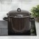 Pan 4.5 l, without decolleys, induction, brown color