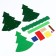 Set for creating a basket made of felt "New Year tree"