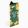 Package for a bottle, triangular "New Year", 13 x 32 x 11.3 cm, New Year