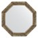 Mirror in the baguette frame, an old tree with weaving 70 mm, 63x63 cm