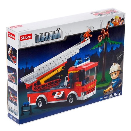 Designer "Fire machine with a staircase", 269 parts-2