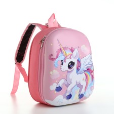 Рюкзак 25*8*30, отд на молнии, единорог розовый