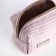 TEXTURA lightning cosmetic bag, pink color