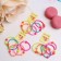 Hair gum "Magic" (set of 5 pcs) matte balls, 3 cm, mix