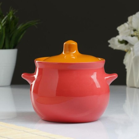 Ceramic Pikanto baking pot 0.65l / 12.5x11.5cm, rainbow mix-3